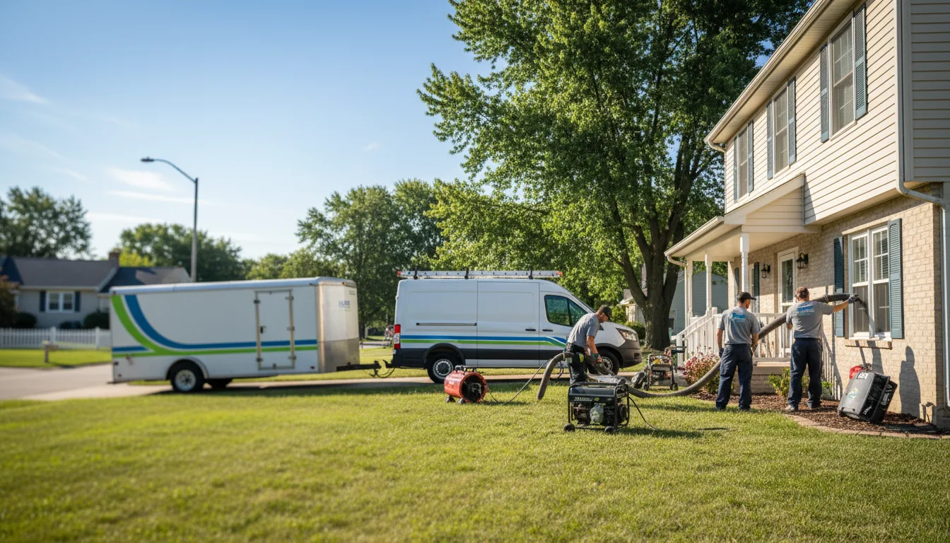 Flooded Basement Restoration And Cleanup With Repair in Weir, KS near me